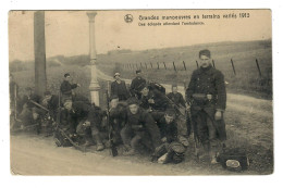 Leopoldsburg   Grandes Manoeuvres En Terrain Variés En 1913 - Des éclopés Attendent L'ambulance - Leopoldsburg