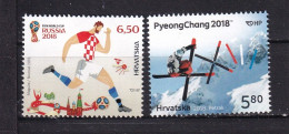 CROATIA-2018-OLYMPICS-PYEONGCHANG-MNH. - Inverno 2018 : Pyeongchang