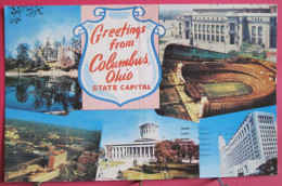 USA - Ohio - Greetings From Colombus - Jolis Timbres - 1958 - Columbus