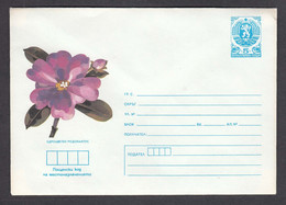 PS 887/1987 - Mint, Flower: Large-flowered Rhodocactus, Post. Stationery - Bulgaria - Enveloppes