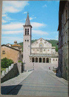 ITALY SPOLETO IL DUOMO CATHEDRAL CHURCH CARD PHOTO POSTCARD ANSICHTSKARTE CARTE POSTALE CARTOLINA - Iglesias