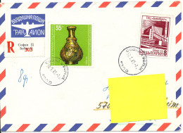 Bulgaria Registered Air Mail Cover Sent To Germany DDR 30-1-1983 Topic Stamps - Poste Aérienne