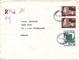 Bulgaria Registered Cover Sent To Denmark 22-9-1982 Topic Stamps Sent From The Embassy Of Italy Sofia - Brieven En Documenten