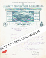 1920 TROWBRIDGE - Letter From The BURNETT MOTOR TYRES & RUBBER CO - Manufacturers Of Motor & Motor Cyle Tyres - United Kingdom