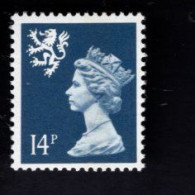 1787033300 1989 SCOTT SMH25 GIBBONS  S55  (XX) POSTFRIS MINT NEVER HINGED   - QUEEN ELIZABETH II - 1 SIDE BAND - Schottland