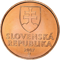 Slovaquie, 50 Halierov, 2007, Kremnica, Cuivre Plaqué Acier, SPL+, KM:35 - Eslovaquia
