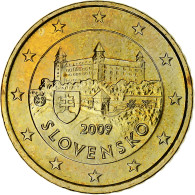 Slovaquie, 50 Euro Cent, 2009, Kremnica, SPL+, Or Nordique, KM:100 - Slovacchia