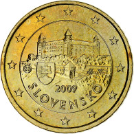 Slovaquie, 50 Euro Cent, 2009, Kremnica, SPL+, Or Nordique, KM:100 - Slowakei