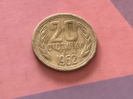 Münze Münzen Umlaufmünze Bulgarien 20 Stotinki 1962 - Bulgaria