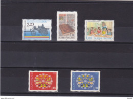 FINLANDE 1988  Yvert 1021-1022 + 1029 + 1030-1031 NEUF** MNH Cote 6 Euros - Unused Stamps