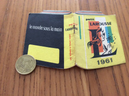 Calendrier 1961 (livret 12 Pages) "petit Larousse" - Small : 1961-70