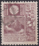 1931 Japan Kaiser Hirohito (Showa Era) ° Mi:JP 190II, Sn:JP 176, Sg:JP 268, Mt Fuji And Deer (1930-37) - New Die - Usados