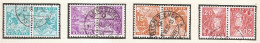 Suiza 1934- Paysages - Tête Bêche -YT 272a/275a - Tete Beche