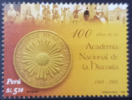 Peru 2006, 100 Years National Academy For History, MNH Single Stamp - Pérou