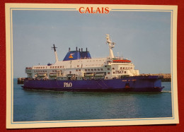 CPM - La Côte D'Opale - Calais -(P.-de-C.62 ) Ferry Assurant La Liaison Entre La France Et L'Angleterre - Premier Port - Calais