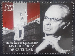 Peru 2010, Homage To Ambassador Javier Perez De Cuellar, MNH Single Stamp - Pérou