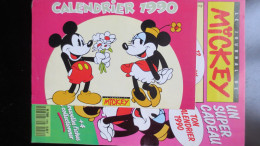 JOURNAL DE MICKEY N° 1959.  Année 1990 (Avec Calendrier 1990) - Journal De Mickey