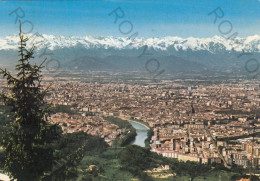 CARTOLINA  B15 TORINO,PIEMONTE-PANORAMA-STORIA,CULTURA,MEMORIA,RELIGIONE,IMPERO ROMANO,BELLA ITALIA,VIAGGIATA 1976 - Panoramic Views