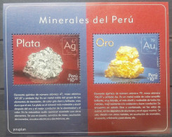 Peru 2018, Minerals Of Peru, MNH S/S - Pérou