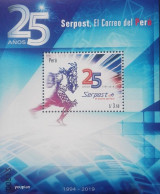 Peru 2020, 25th Anniversary Of Serpost - Peru Post, MHH S/S - Pérou