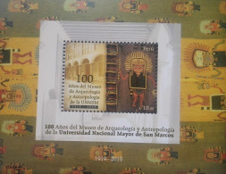 Peru 2020, Centenary Of Archaeological Museum San Marcos, MHH S/S - Pérou