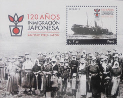 Peru 2020, Japanese Emigration To Peru, MNH S/S - Pérou