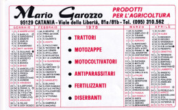 Calendarietto - Mario Garozzo - Prodotti Per L'agricoltura - Catania - Anno 1978 - Petit Format : 1971-80