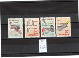 NICARAGUA 1966 P.A. YT N° 522 à 525 Neufs** - Nicaragua