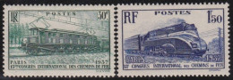 France  .  Y&T   .   339/340  .     *      .     Neuf Avec Gomme - Unused Stamps