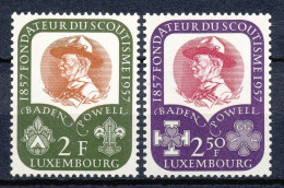 LUXEMBOURG 1957 - 50 YEAR SCOUT MOVEMENT - LORD BADEN POWELL - MNH SET - SCOUTISME                                 Hk1-6 - Ungebraucht