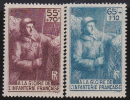 France  .  Y&T   .   386/387  .     *       .     Neuf Avec Gomme - Unused Stamps
