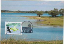 Carte Maximum FRANCE (LACS DE LA FORÊT D'ORIENT) Obl Sp Ill 1er Jour (Ed FDC) - 2020-…