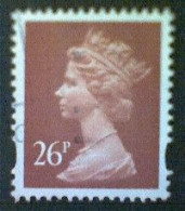 Great Britain, Scott #MH215, Used(o), 1996 Machin: Queen Elizabeth II, 26p, Rust - Machin-Ausgaben