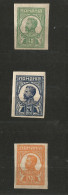 3 Timbres Stamps Romania Roumanie 1917  Ferdinand  25 , 40 , 50 Bani  Neufs Charnières * - Ungebraucht