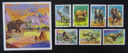 Tansania Mi 1014-1020 + Block 164 , Tiere , Gestempelt - Tanzania (1964-...)