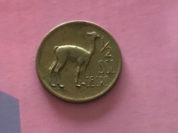 Münze Münzen Umlaufmünze Peru 1/2 Sol De Oro 1971 - Pérou