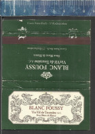 BLANC FOUSSY VIN VIF DE TOURAINE CAVES SAINT ROCH ROCHECORBON -  OLD MATCHCOVER FRANCE - Boites D'allumettes - Etiquettes