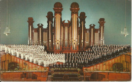 Mormon Tabernacle Choir Und Orgel Im Tabernacle-Haus In Salt Lake City, Utah - Salt Lake City
