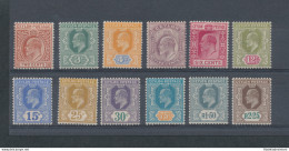 1903-05 Ceylon - Stanley Gibbons N. 265/76 - Watermark Crown CA - 12 Valori - MNH** - Altri & Non Classificati