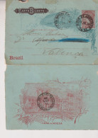 CARTA BILHETE 1894 RIO DE JANEIRO - Cartas & Documentos