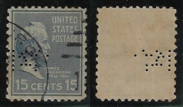 USA United States 1908/1942 Stamp With Perfin J&L By Jones & Laughlin Steel Company De Pittsburgh Lochung Perfore - Perforés