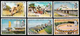 1974 Zimbabwe 10th Anniversary Of Independence Infrastructure Set MNH** B585 - Zambia (1965-...)