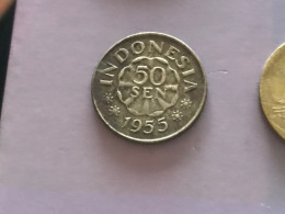 Münze Münzen Umlaufmünze Indonesien 50 Sen 1955 - Indonesien