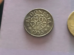 Münze Münzen Umlaufmünze Indonesien 50 Sen 1955 - Indonesia