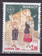 MONACO 1981 : OBLITERES  Y/T  N° 1274 - Used Stamps