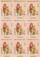 Slovakia - 9 Matchbox Labels, Sweet Corn, Mower, Sugar Beet - Boites D'allumettes - Etiquettes