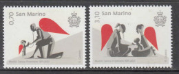 2021 San Marino Doctors Without Borders MSF Health Complete Set Of 2 MNH @ BELOW FACE VALUE - Ungebraucht