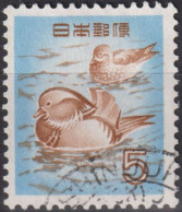 1955 Japan-Nippon ° Mi:JP 643A, Sn:JP 611, Yt:JP 566, Mandarin Ducks (Aix Galericulata) - Gebraucht