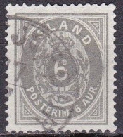 IS001A – ISLANDE – ICELAND – 1876 – NUMERAL VALUE - PERF. 14x13,5 - SC # 10 USED 35 € - Usati