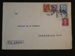 DJ 11 BRESIL BELLE LETTRE  1958 PAR AVION  SANTOS  A  VANCOUVER CANADA    + +AFF. INTERESSANT+ - Storia Postale